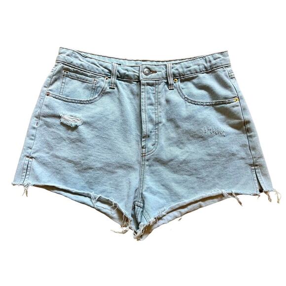 Wild Fable Super High Rise Cut Off Denim Shorts - Picture 1 of 5